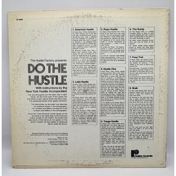 Do the Hustle 2 LP 70s Dance Instruction Records Foxy Trot Tango Bump Rope - Picture 7 of 8